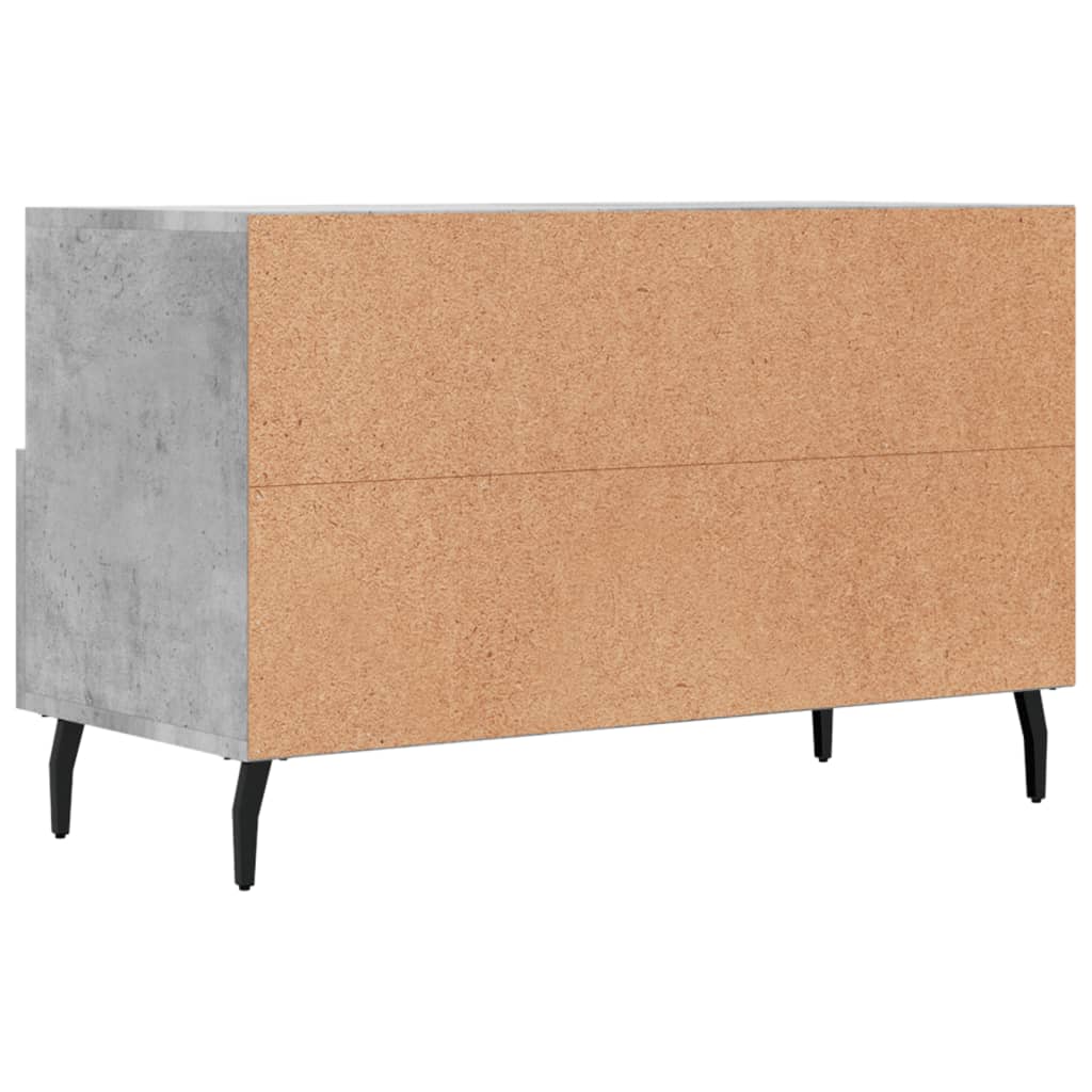 Mobile per TV Grigio Cemento 80x36x50 cm Legno Multistrato - homemem39