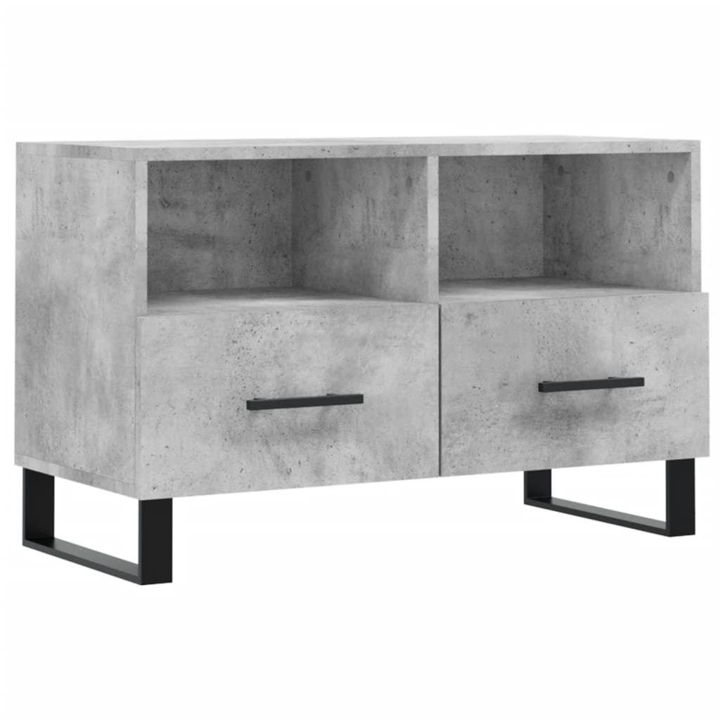 Mobile per TV Grigio Cemento 80x36x50 cm Legno Multistrato - homemem39