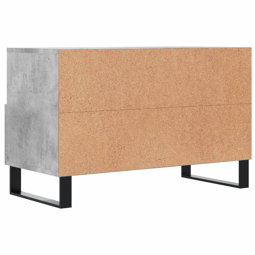 Mobile per TV Grigio Cemento 80x36x50 cm Legno Multistrato - homemem39