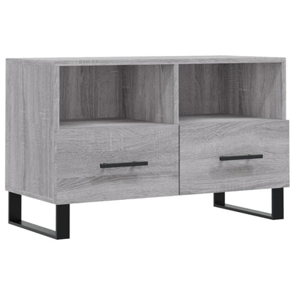 Mobile Porta TV Grigio Sonoma 80x36x50 cm in Legno Multistrato - homemem39