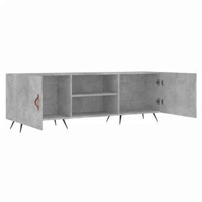 Mobile Porta TV Grigio Cemento 150x30x50cm in Legno Multistrato - homemem39