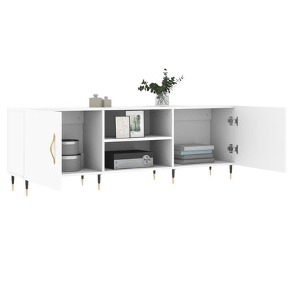 Mobile Porta TV Bianco 150x30x50 cm in Legno Multistrato - homemem39