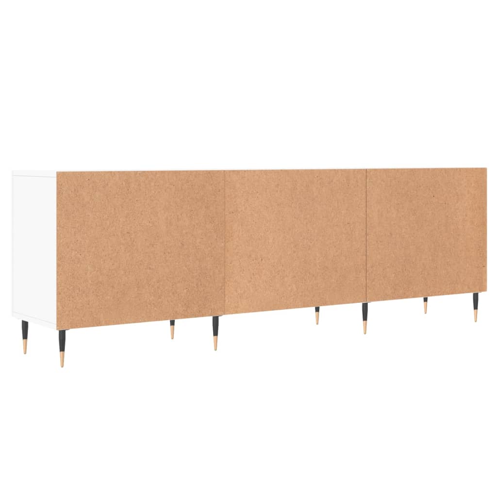 Mobile Porta TV Bianco 150x30x50 cm in Legno Multistrato - homemem39