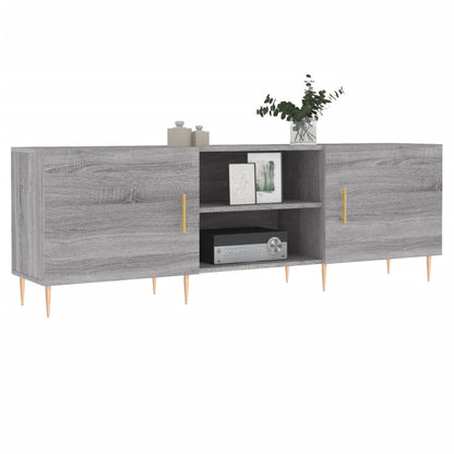 Mobile Porta TV Grigio Sonoma 150x30x50 cm in Legno Multistrato - homemem39