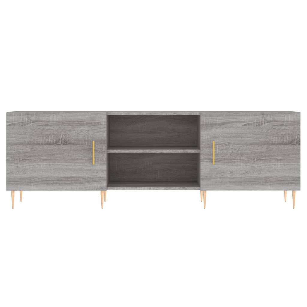 Mobile Porta TV Grigio Sonoma 150x30x50 cm in Legno Multistrato - homemem39