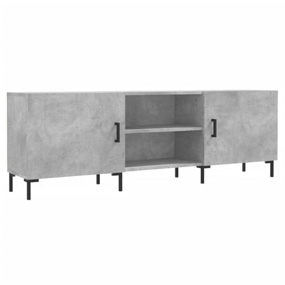 Mobile Porta TV Grigio Cemento 150x30x50cm in Legno Multistrato - homemem39