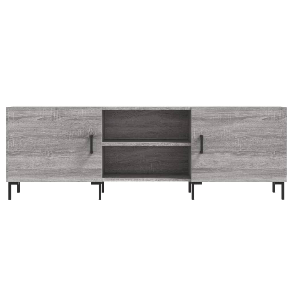 Mobile Porta TV Grigio Sonoma 150x30x50 cm in Legno Multistrato - homemem39