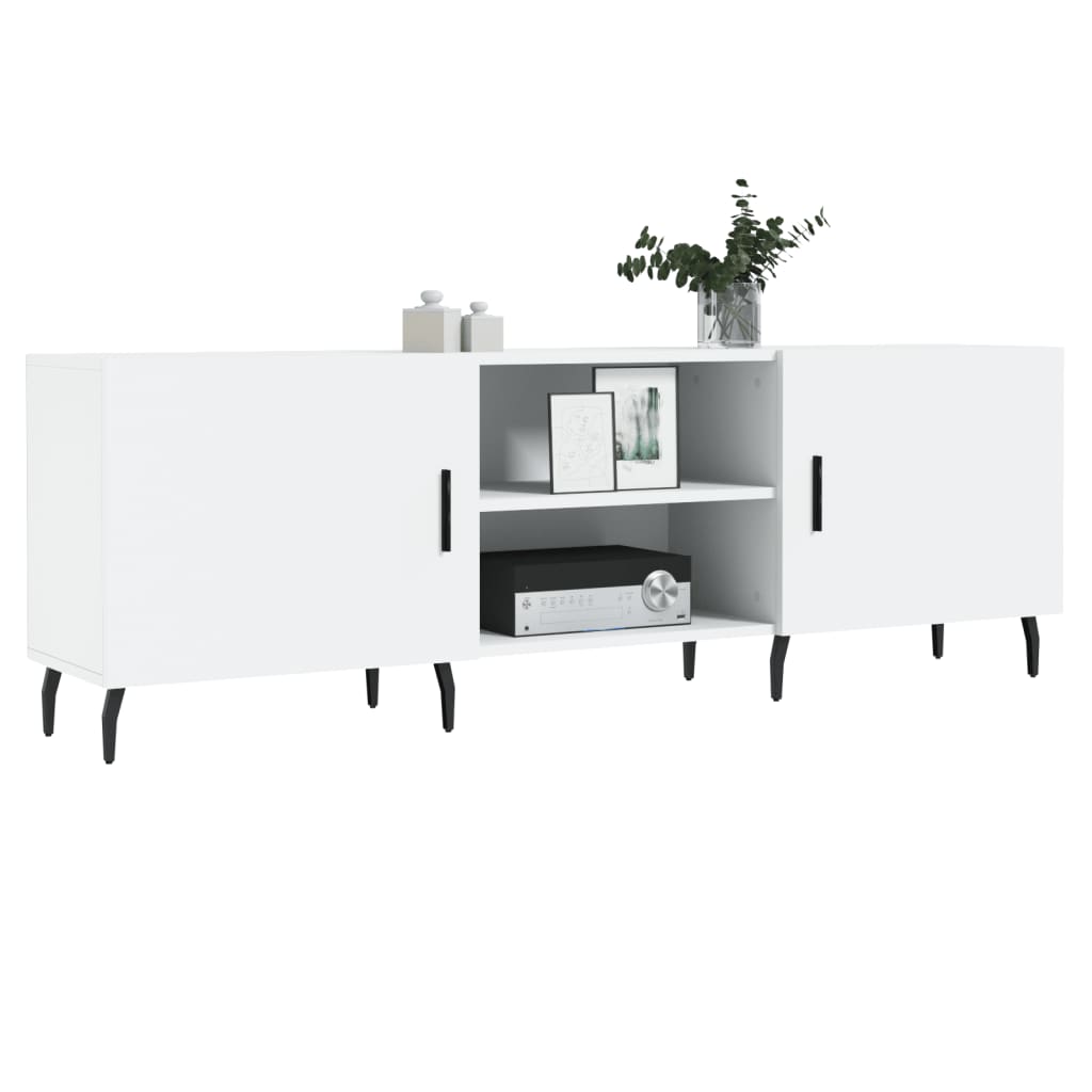 Mobile Porta TV Bianco 150x30x50 cm in Legno Multistrato - homemem39