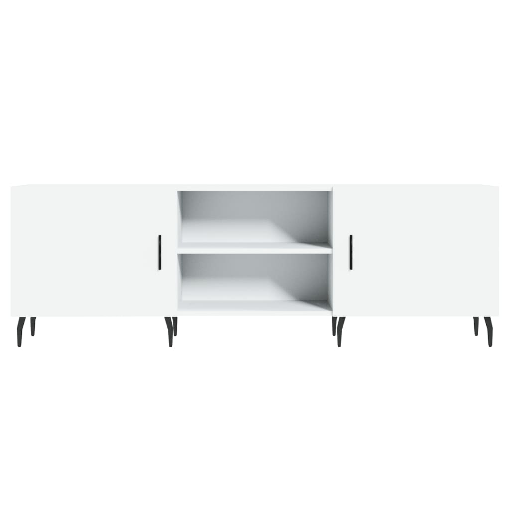 Mobile Porta TV Bianco 150x30x50 cm in Legno Multistrato - homemem39