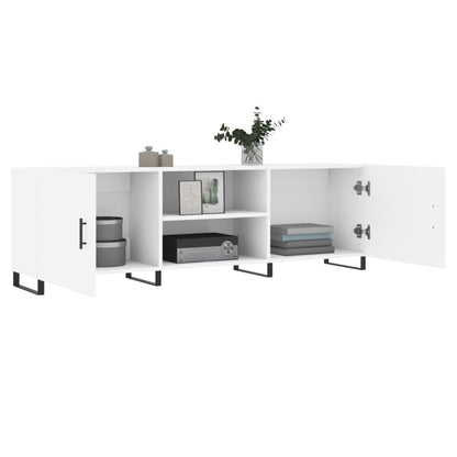 Mobile Porta TV Bianco 150x30x50 cm in Legno Multistrato - homemem39