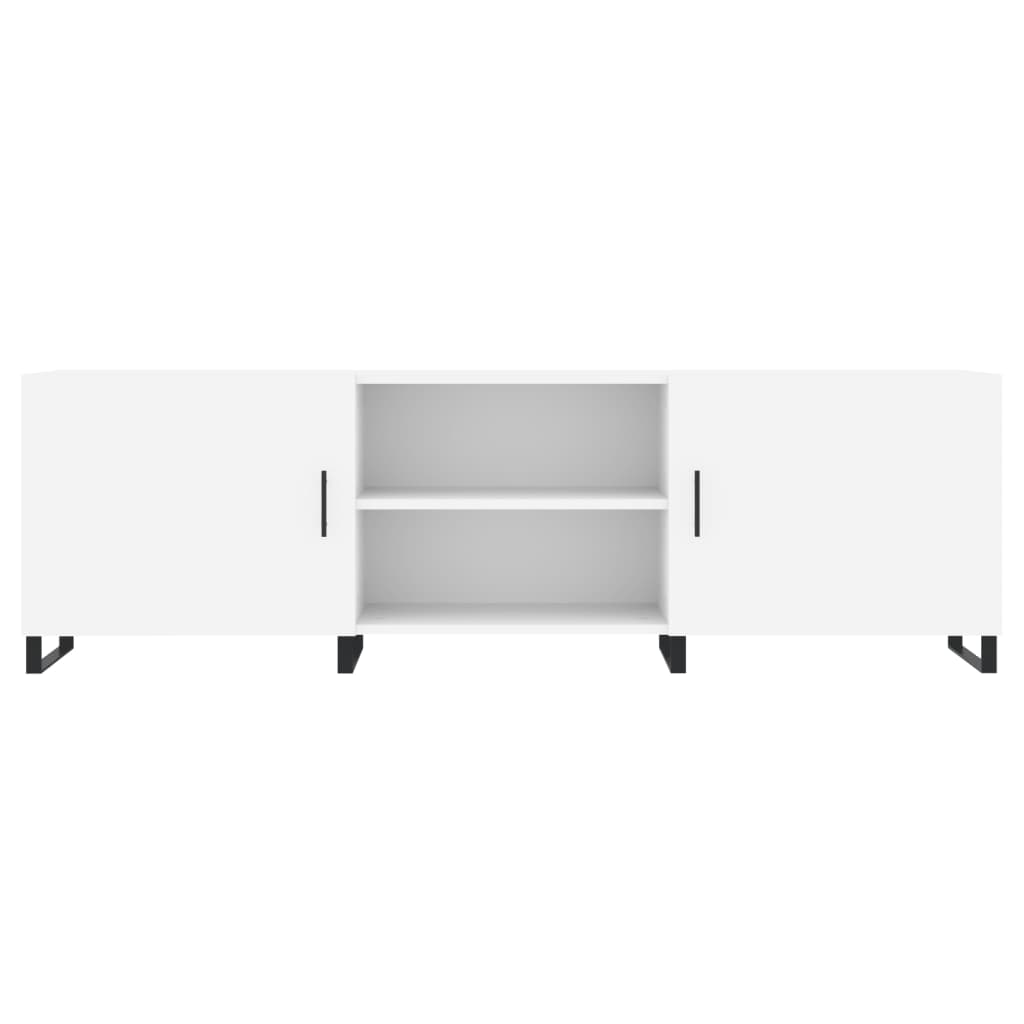 Mobile Porta TV Bianco 150x30x50 cm in Legno Multistrato - homemem39