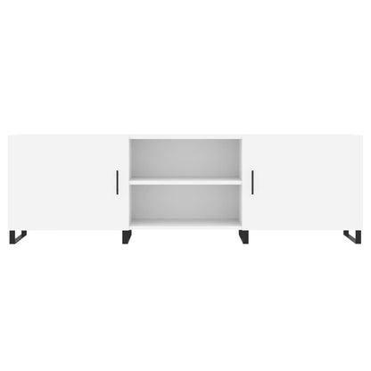 Mobile Porta TV Bianco 150x30x50 cm in Legno Multistrato - homemem39