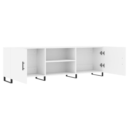 Mobile Porta TV Bianco 150x30x50 cm in Legno Multistrato - homemem39