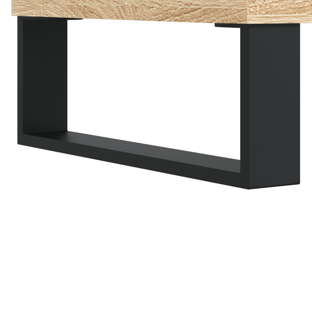 Mobile Porta TV Rovere Sonoma 150x30x50 cm in Legno Multistrato - homemem39