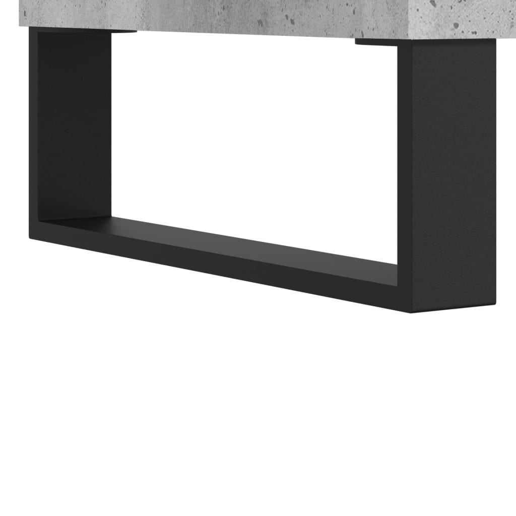 Mobile Porta TV Grigio Cemento 150x30x50cm in Legno Multistrato - homemem39