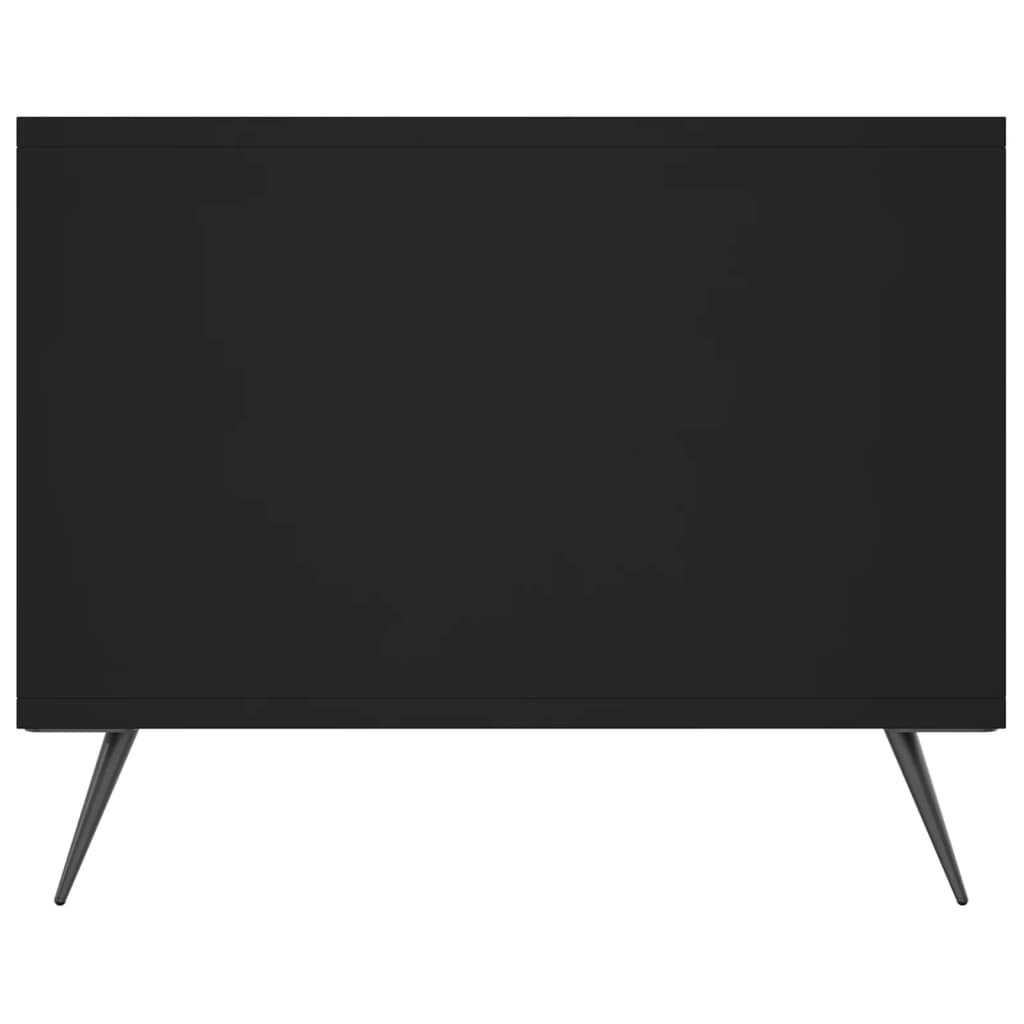 Tavolino da Salotto Nero 102x50x40 cm in Legno Multistrato - homemem39