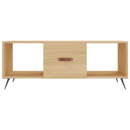 Tavolino da Salotto Rovere Sonoma 102x50x40cm Legno Multistrato - homemem39