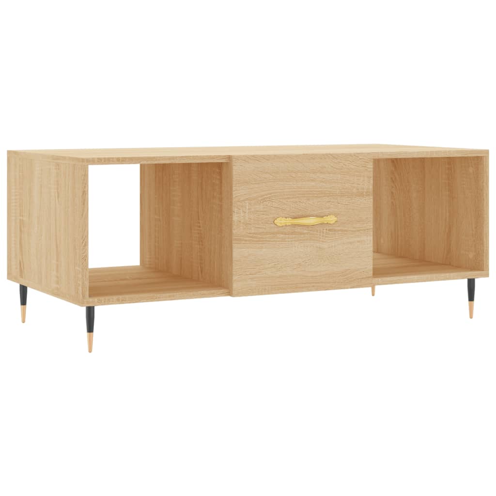 Tavolino da Salotto Rovere Sonoma 102x50x40cm Legno Multistrato - homemem39