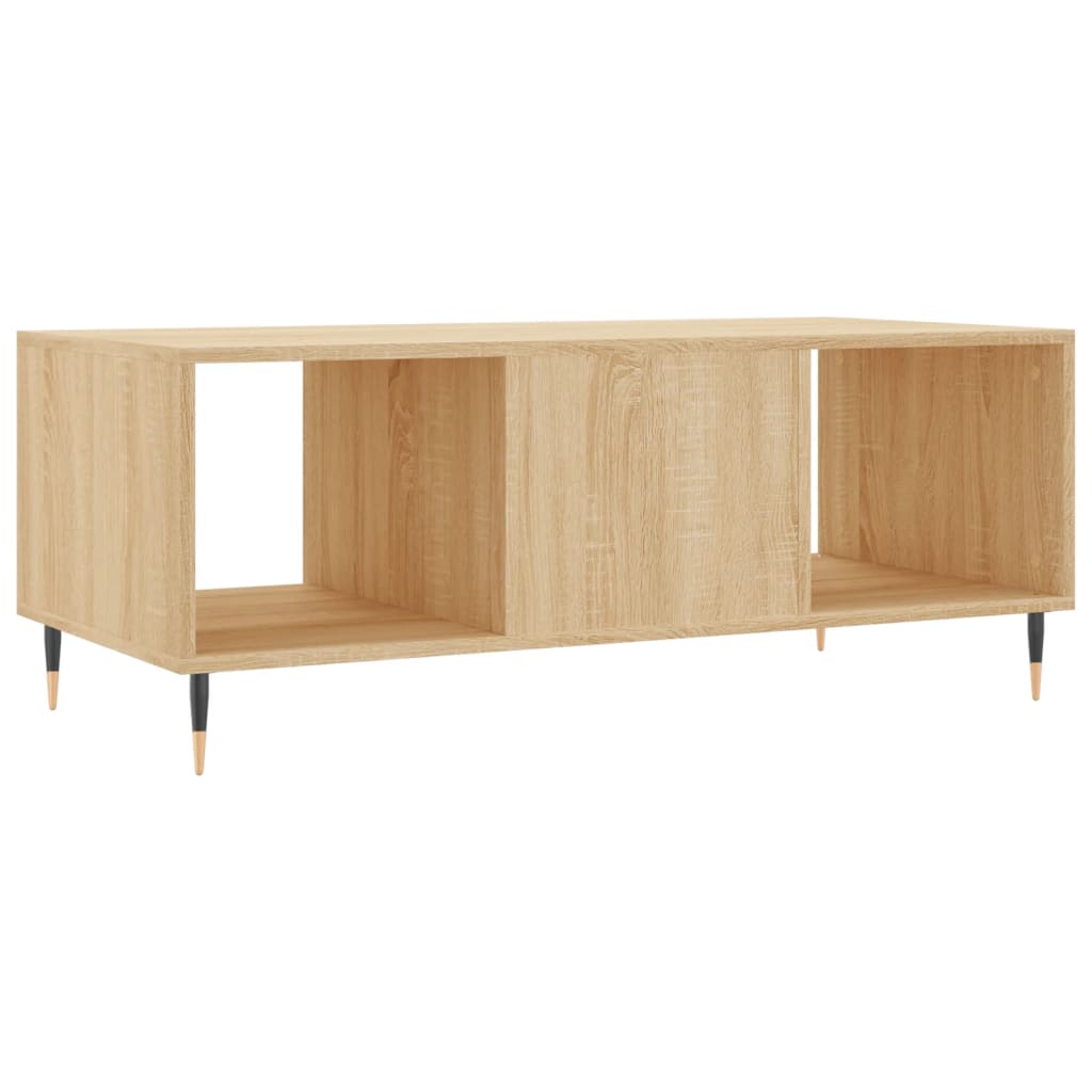 Tavolino da Salotto Rovere Sonoma 102x50x40cm Legno Multistrato - homemem39