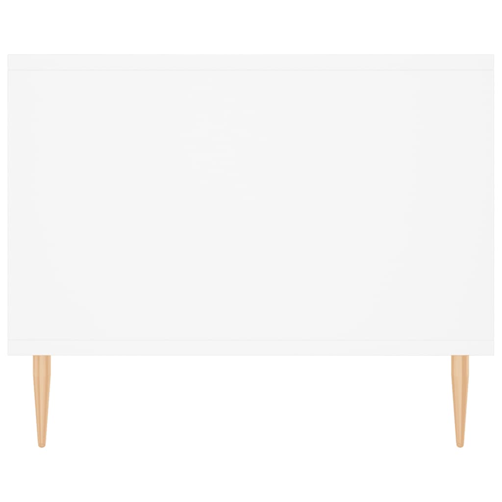 Tavolino da Salotto Bianco 102x50x40 cm in Legno Multistrato - homemem39