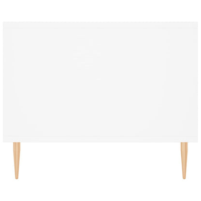 Tavolino da Salotto Bianco 102x50x40 cm in Legno Multistrato - homemem39