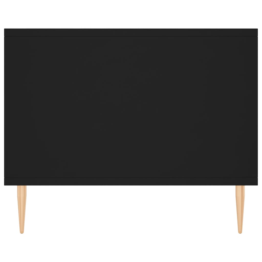 Tavolino da Salotto Nero 102x50x40 cm in Legno Multistrato - homemem39