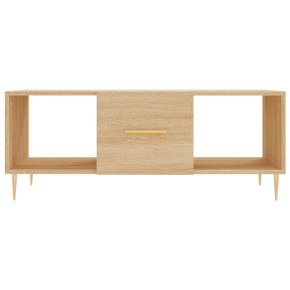 Tavolino da Salotto Rovere Sonoma 102x50x40cm Legno Multistrato - homemem39