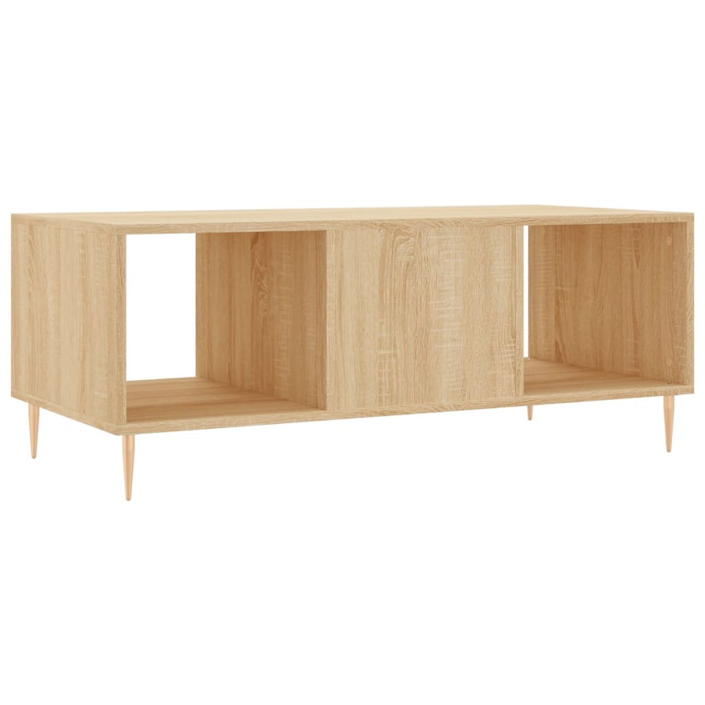 Tavolino da Salotto Rovere Sonoma 102x50x40cm Legno Multistrato - homemem39