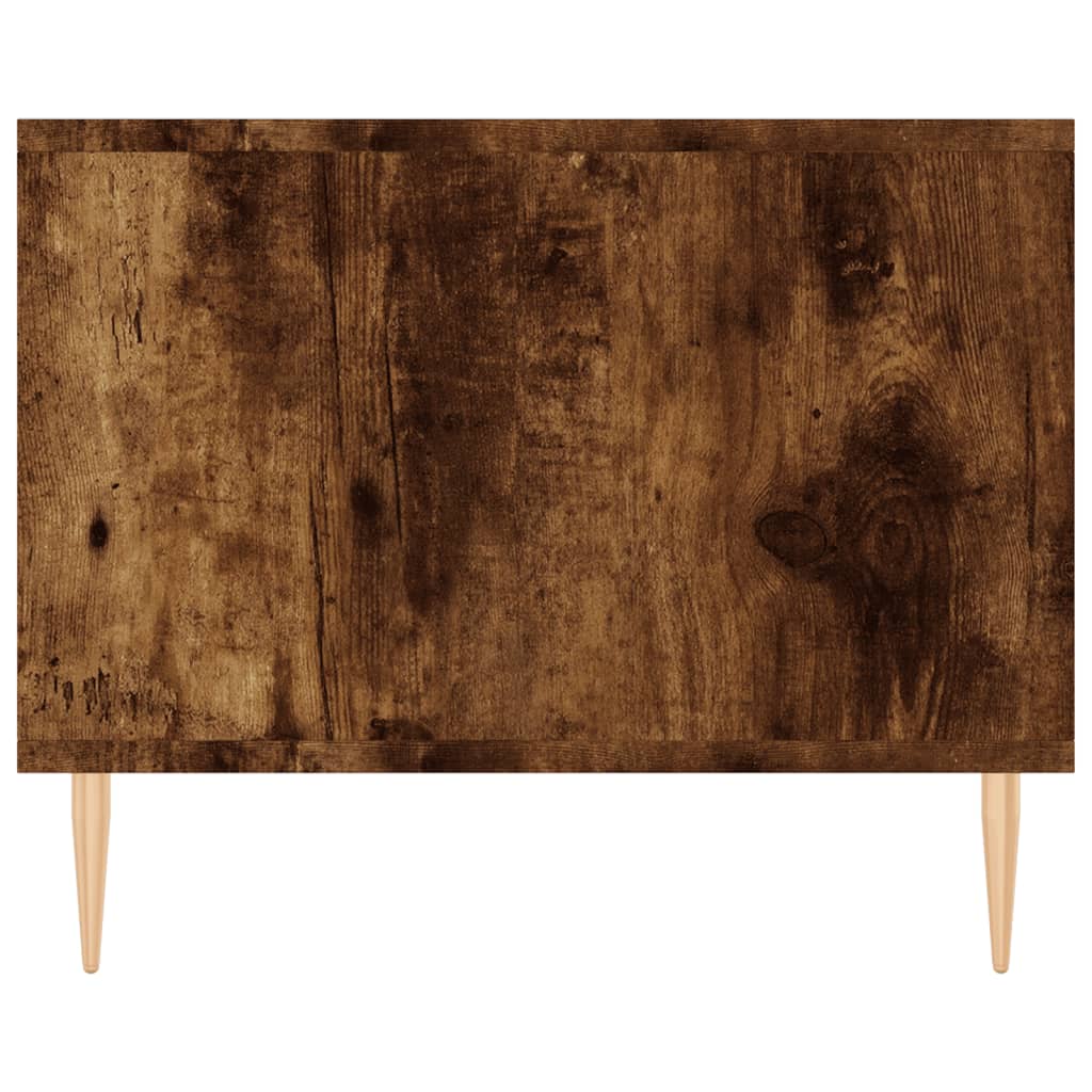 Tavolino da Salotto Rovere Fumo 102x50x40 cm Legno Multistrato - homemem39