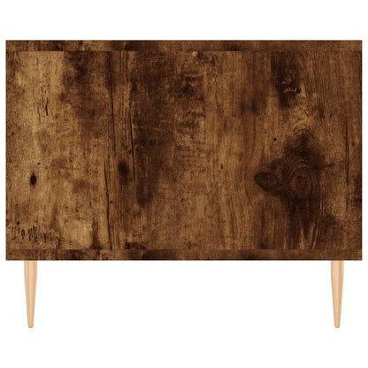 Tavolino da Salotto Rovere Fumo 102x50x40 cm Legno Multistrato - homemem39