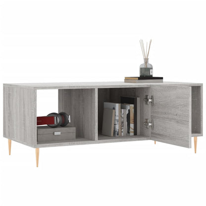 Tavolino da Salotto Grigio Sonoma 102x50x40cm Legno Multistrato - homemem39