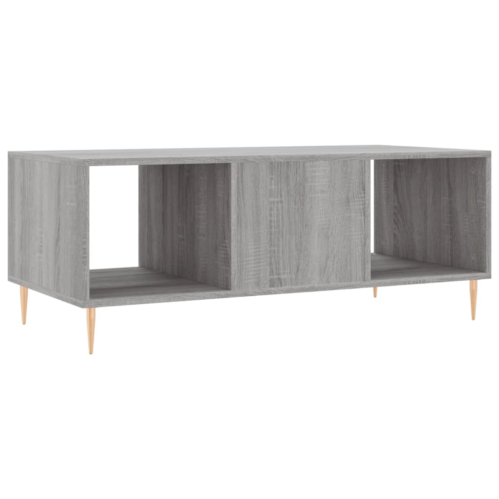 Tavolino da Salotto Grigio Sonoma 102x50x40cm Legno Multistrato - homemem39