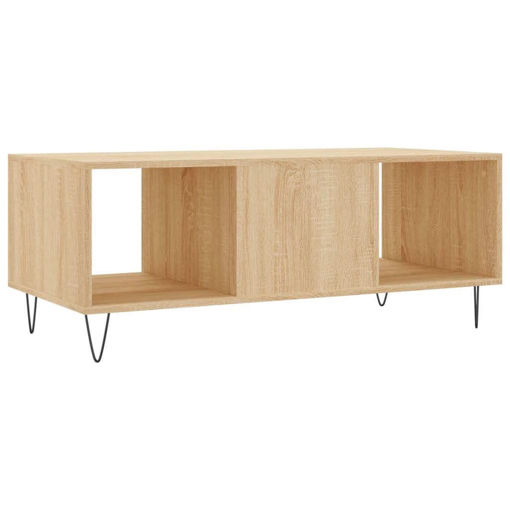 Tavolino da Salotto Rovere Sonoma 102x50x40cm Legno Multistrato - homemem39