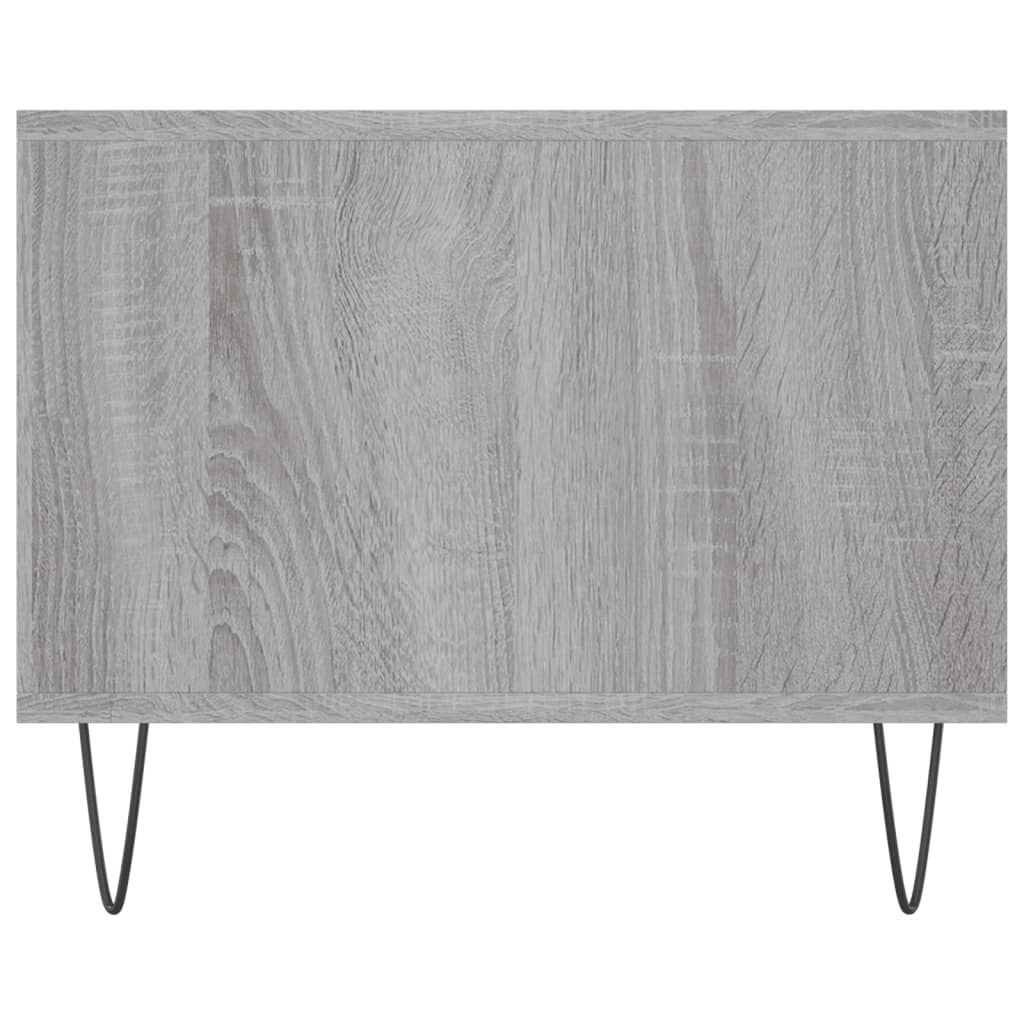 Tavolino da Salotto Grigio Sonoma 102x50x40cm Legno Multistrato - homemem39