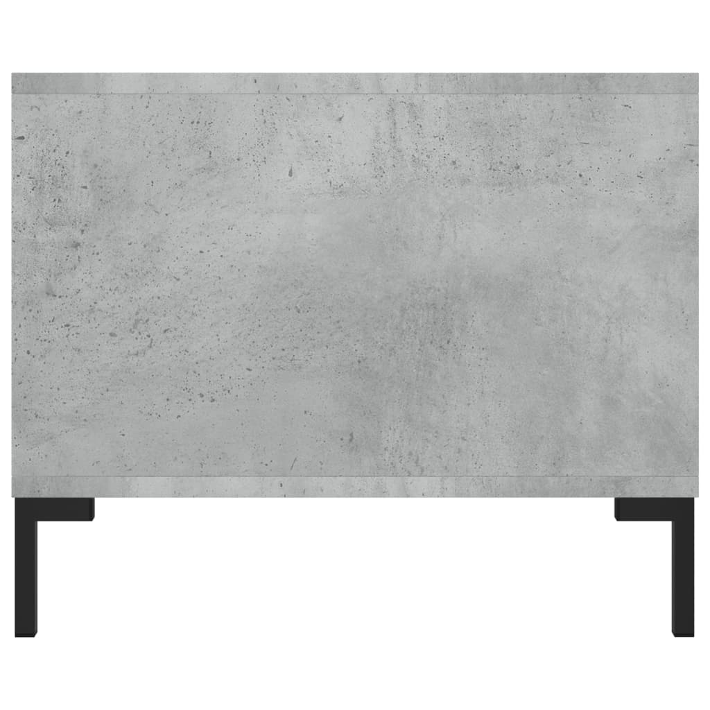 Tavolino Salotto Grigio Cemento 102x50x40 cm Legno Multistrato - homemem39