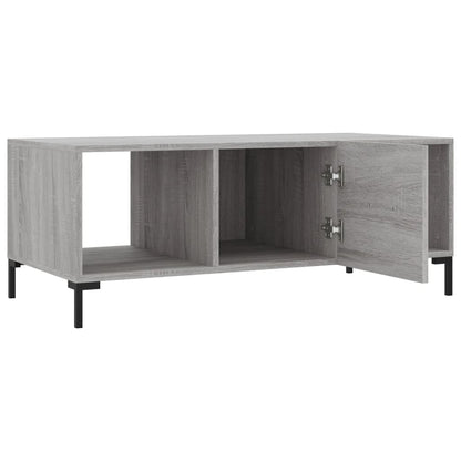 Tavolino da Salotto Grigio Sonoma 102x50x40cm Legno Multistrato - homemem39