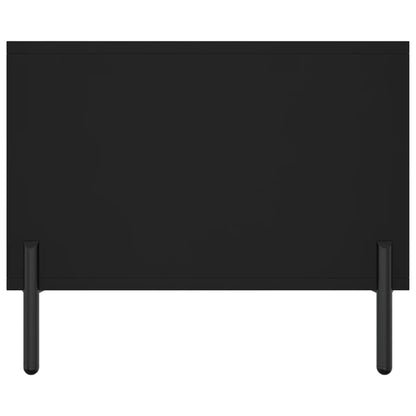 Tavolino da Salotto Nero 102x50x40 cm in Legno Multistrato - homemem39