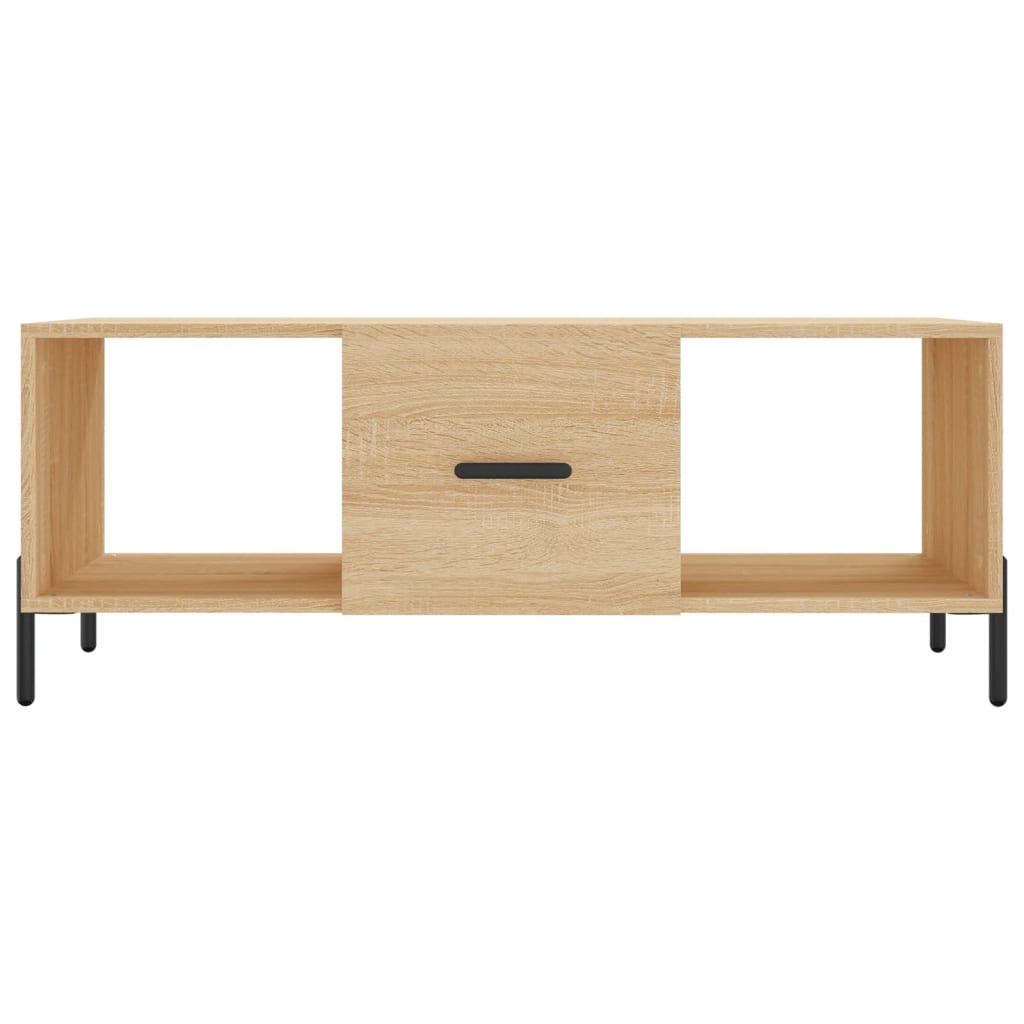 Tavolino da Salotto Rovere Sonoma 102x50x40cm Legno Multistrato - homemem39