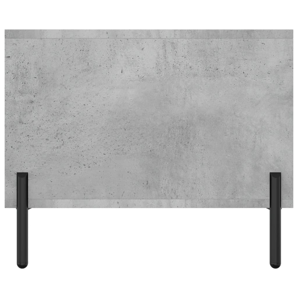 Tavolino Salotto Grigio Cemento 102x50x40 cm Legno Multistrato - homemem39