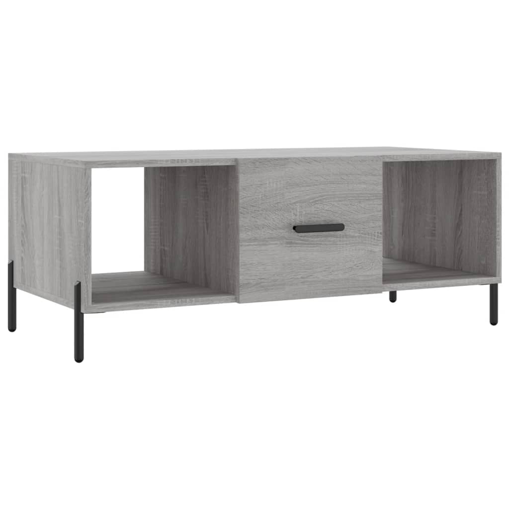 Tavolino da Salotto Grigio Sonoma 102x50x40cm Legno Multistrato - homemem39