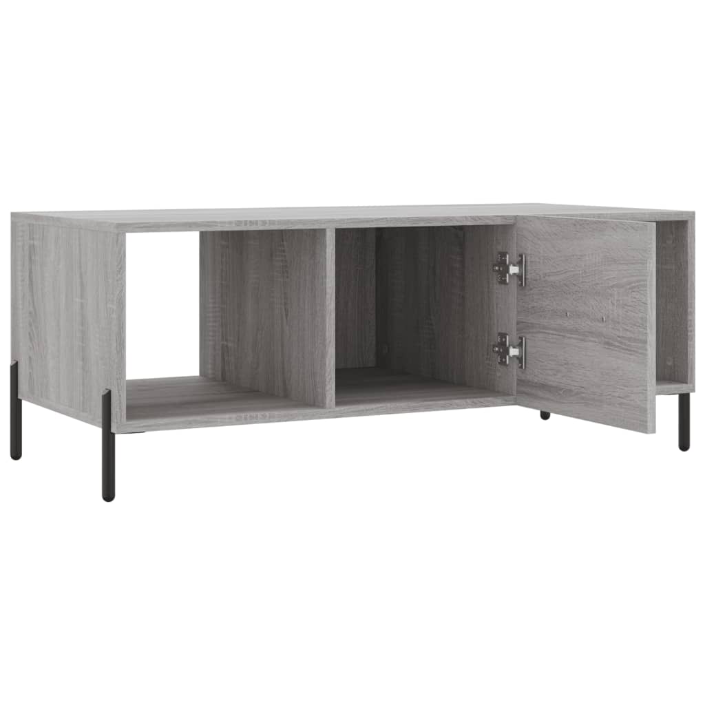 Tavolino da Salotto Grigio Sonoma 102x50x40cm Legno Multistrato - homemem39