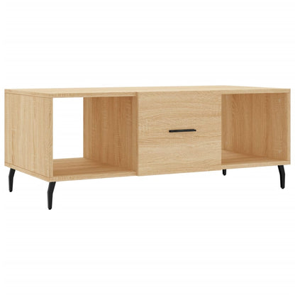 Tavolino da Salotto Rovere Sonoma 102x50x40cm Legno Multistrato - homemem39