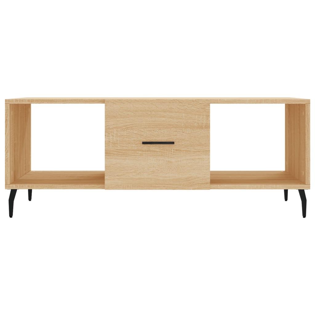 Tavolino da Salotto Rovere Sonoma 102x50x40cm Legno Multistrato - homemem39