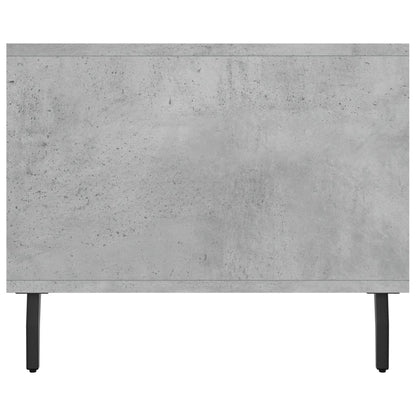 Tavolino Salotto Grigio Cemento 102x50x40 cm Legno Multistrato - homemem39