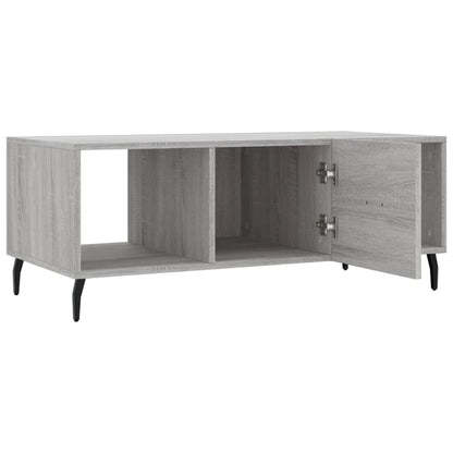 Tavolino da Salotto Grigio Sonoma 102x50x40cm Legno Multistrato - homemem39