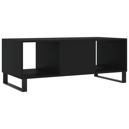 Tavolino da Salotto Nero 102x50x40 cm in Legno Multistrato - homemem39