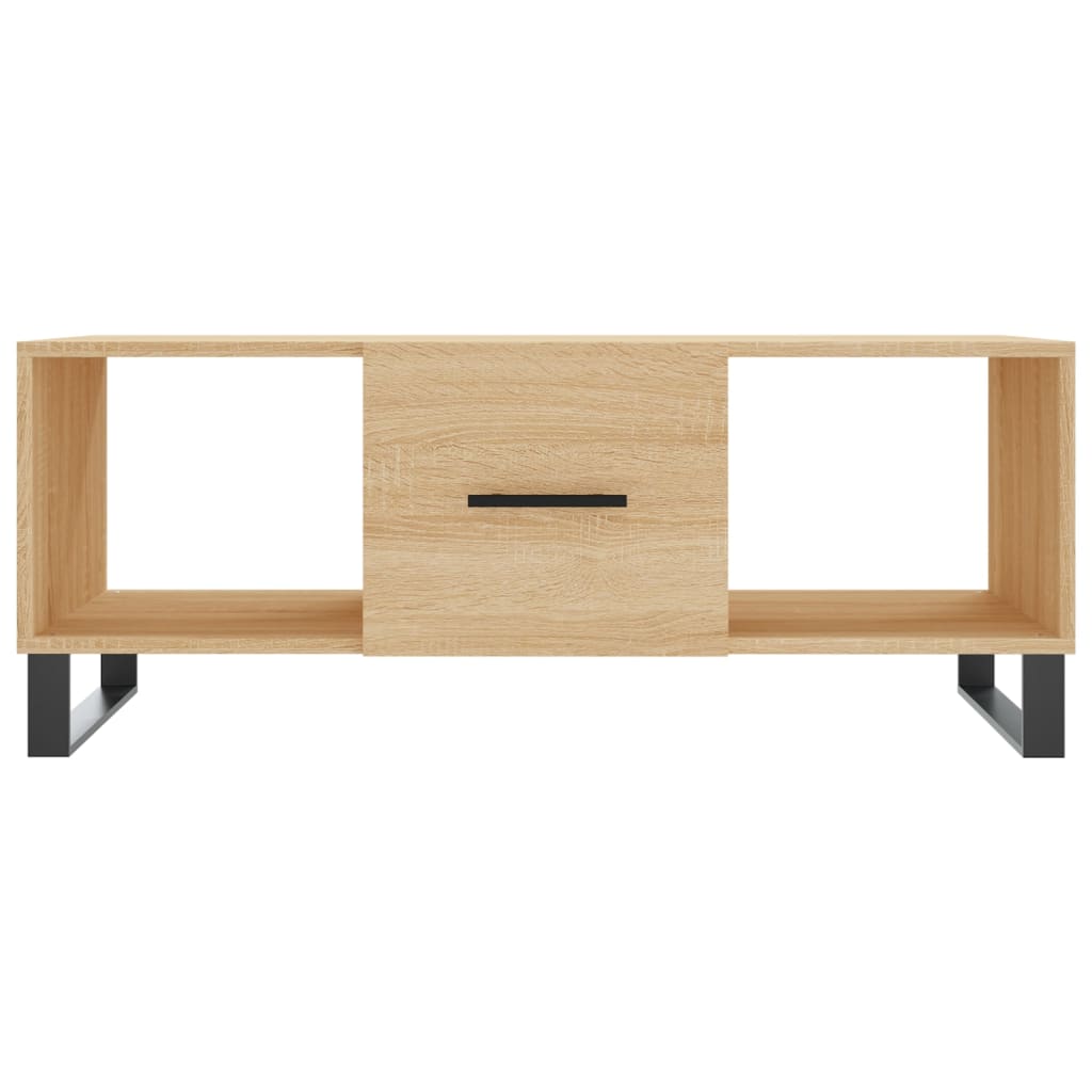 Tavolino da Salotto Rovere Sonoma 102x50x40cm Legno Multistrato - homemem39