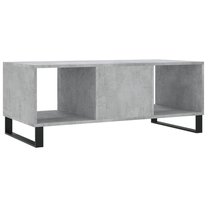 Tavolino Salotto Grigio Cemento 102x50x40 cm Legno Multistrato - homemem39