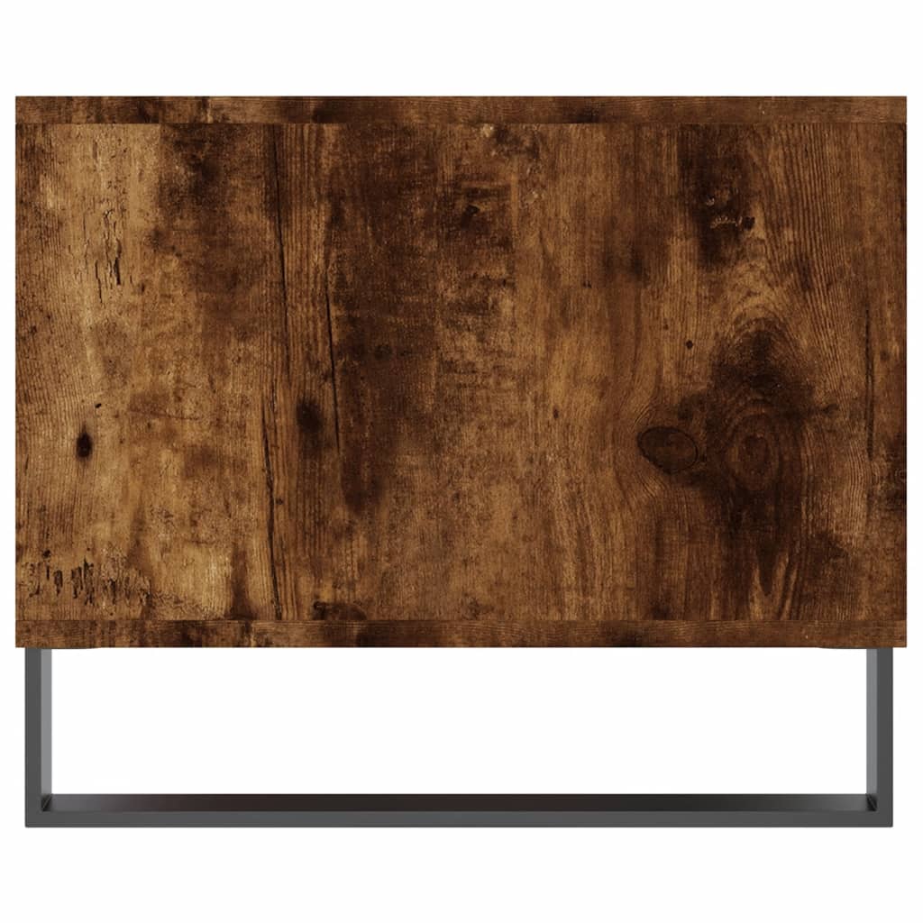 Tavolino da Salotto Rovere Fumo 102x50x40 cm Legno Multistrato - homemem39