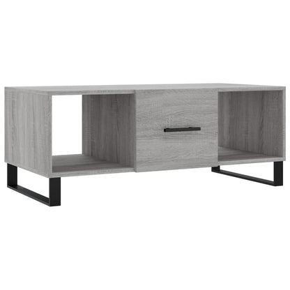 Tavolino da Salotto Grigio Sonoma 102x50x40cm Legno Multistrato - homemem39